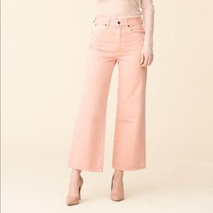 SLVRLAKE's Grace Ankle Crop is a high rise jean